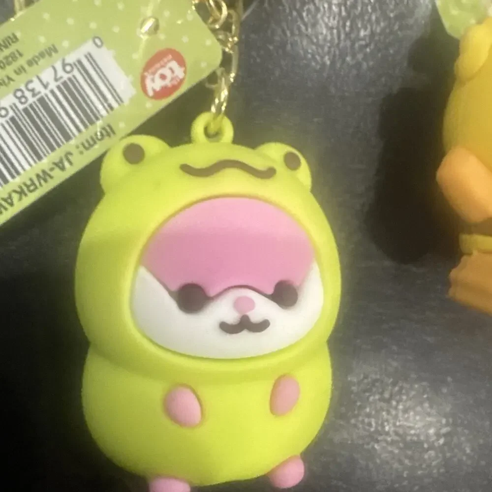 Lot of 4 Toy Network Animal Silicone Wristlet Keychains New w/ Tags Cute